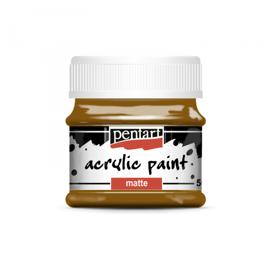 Acrylic paint matte 50ml Light Brown