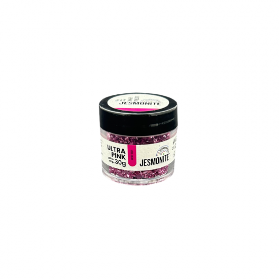 Jesmonite Glitterchips 30g Ultra Pink